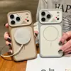 Adaptable al Instante a la Funda para Teléfono Apple 17 Pro Max con Atracción Magnética Tipo Piel, Funda con Protección de Lente tipo Armadura para iPhone 16, 15 y 14
