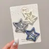 Pinzas para el pelo de niños que no dañan el pelo, lindas pinzas BB de estrella de cinco puntas para niñas, pasadores para flequillos y patillas, accesorios para el pelo de bebé