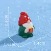 Gnomos navideños transfronterizos de nuevo producto, castillo de dulces, modelo de simulación, escena de nieve, decoración DIY, adorno pequeño