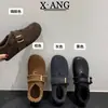 Sapatos Birkenstock de Lã de Ovelha com Cobertura Total para Mulheres, Sapatos Quentes de Algodão com Forro de Lã para Outono e Inverno, Sapatos Mary Jane, Sapatos de Lã de Cordeiro, Mocassins