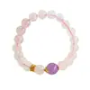 Pulsera de Cristal Rosa Natural Ai Yu Pulsera de Amatista para Mujer Venta Caliente en Transmisiones en Vivo de Kuaishou y Douyin Mayoreo S5080105