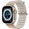 Adecuado para Apple Watch 78910 Generación Correa de Silicona Oceánica Bicolor iWatch S11 Ultra Pulsera de Color Contrastante