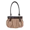 Bolso de axila plisado de nicho de moda para mujer, nuevo bolso nube retro de gamuza, bolso de mano y bolso de hombro para el trabajo