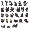 Patches de Bordado Computadorizado Patches de Desenho Animado Patches de Tecido Bordado Patches Termocolantes para Roupas Patches Adesivos Gato Gato Preto Diário Uso Diário
