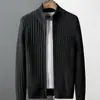 Nuevo Suéter Cardigan Otoño e Invierno para Hombre, Tendencia Americana, Cardigan con Cremallera, Chaqueta Gruesa, Suministro Transfronterizo