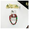 Cordón para teléfono móvil de mano tejido a mano, largo, con combinación de colores, hebilla redonda de doble cabeza para clip trasero de teléfono móvil tipo flip mirror
