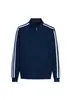 Chaqueta Deportiva Casual de Tres Barras de Moda para Primavera y Otoño para Hombres y Mujeres, Parejas, Adolescentes, Cuello Alto, Equipo de Baile Cuadrado, Moda de Uniforme Escolar