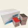 Venta Directa de Fábrica Papel de Lija Esponja de Terciopelo de Alta Calidad de 5 Pulgadas Marrón con Respaldo de 8 mm Esponjas de Pulido con Abrasivo de Base Vegetal