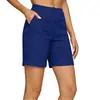 Nuevos shorts de bolsillo para mujer de estilo europeo y americano, de algodón y lino para verano, holgados y casuales, versátiles para usar en casa, adelgazantes y de corte recto