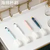 Cepillo para Tazas de Hogar con Mango Largo Esponja Cepillo Limpiador de Tazas Cepillo Limpiador Sin Rincones Muertos Esponja Descontaminante Cepillo Especial para Botellas