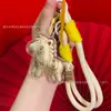 Acessórios de Chaveiro Princesa Dourada do Ano do Cavalo Ouro Puro 999 Fique Rico Instantaneamente Pingente de Bolsa Venda por Atacado em Estoque