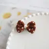 A143 Transfronterizo AliExpress Amazon Venta al por mayor de fábrica Accesorios para el cabello de bebé Tocados para niños Pasador Color Curry 1 juego
