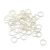 Conexão de anel único anel aberto anel O anel C pulseira DIY colar fecho acessórios de orelha saco de material metal atacado