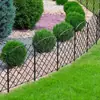 Jardín de Patio Valla de Hierro Forjado Valla Valla Pequeña Valla para Apartamento Pequeño Valla Metálica Huerto Valla Pequeña Barrera