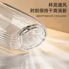 Copo para Enxaguante Bucal Dois em Um para Uso Doméstico, Viagens e Viagens de Negócios, Escova de Dentes Portátil, Pasta de Dentes e Caixa de Armazenamento para Copo de Dente, Escova de Dentes de Viagem