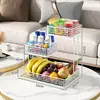 Bandeja de Frutas Sala de Estar Mesa de Café Hogar Bandeja de Frutas Multicapa Cesta de Almacenamiento Estante de Almacenamiento de Frutas Bandeja de Almacenamiento de Snacks Cesta de Frutas