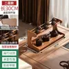 Estante de Almacenamiento para Tazas de Té de Escritorio Sala de Té Mesa de Té Pequeño Estante Bogu Mesa de Té Juego de Té Estante de Exhibición para Tetera de Arena Púrpura