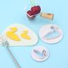 Herramienta de Decoración de Pasteles de Simulación para Hornear DIY Set Molde para Galletas Cisne Forma de Repostería Postre Lindo