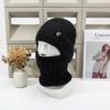 En invierno, sombrero de lana cálido para abuela madre de personas de mediana edad y ancianos, sombrero para hombre mayor, sombrero grueso para ciclismo con protección para los oídos para hombres