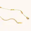 Collar con Colgante de Rosa Transfronterizo Europeo y Americano Acero Inoxidable Chapado en Oro de 18K Elegante de Gama Alta Versátil Personalizado