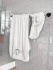 Toalla de Baño para Perro Canela para Mujer, Ponible y Envolvente, Toalla de Baño de Terciopelo Coral, Absorbente y de Secado Rápido, Estilo Pareja, Par de Toallas Envolventes para Uso en Casa