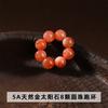 Joyería Jingde, 11 mm, cristal natural, pequeñas cuentas redondas, anillo para correr, piedra lunar, ágata, accesorios para pulseras DIY, venta al por mayor
