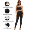 Roupa Esportiva de Corrida Transfronteiriça Roupas de Yoga Femininas Roupa de Tênis Calças Colete Modelador de Corpo Cintura Alta Levanta-Bumbum Fitness Modelagem Abdominal