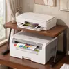 Suporte Pequeno para Impressora de Mesa Retrátil Suporte de Armazenamento para Copiadora Multifuncional Suporte de Armazenamento de Mesa para Escritório