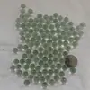 100 Piezas de Perlas de Vidrio Transparentes Blancas Altas de 8 mm Bolas Transparentes Blancas Puras Experimentales de 8 mm Mármoles Decorativos de 0.8 cm 70g