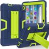 Adecuado para Amazon Fire 7.0 Kids Funda Protectora 2022 Silicona Todo Incluido Tres en Uno Anticaídas
