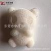 Urso dos desenhos animados em forma de konjac esponja rosto puff coração branco em forma de konjac pó puff suporte personalizado