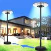Luzes solares para jardim externo escuras automáticas quadradas villa cênica disco voador luzes solares de jardim integradas