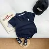 Roupas de Bebê Verão Novo Estilo Macacão de Bebê Unissex Roupa de Verão Camisa Polo Estilosa Roupa de Engatinhar Triângulo para o Verão