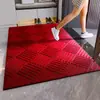 Felpudo Grueso de TPR con Patrón de Diamantes 2024, Alfombra Absorbente para Entrada de Baño