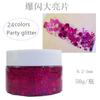 Glitter Gel para Maquiagem dos Olhos Sem Cola Sequins para Performance de Palco DIY Sequins para Cabelo e Corpo Cola para Unhas