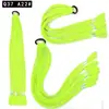Coleta Gradiente de Siete Colores Coleta Trenza Pequeña Trenza de Color Sucio Coleta Tocado Personalizado Hip Hop Trenza de Tres Hilos