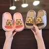 Pantuflas para niños para niños, uso en interiores en casa, suela suave antideslizante, sandalias lindas para niños pequeños, adecuadas para que las niñas las usen afuera