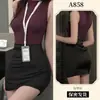 Lingerie Sexy com Tema Laranja, Vestido Bodycon de Secretária Estilo Desejo Puro, Uniforme de Aeromoça, Conjunto de Pijama Apaixonado para Noite Sem Remoção