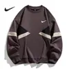 2025 Nuevo Otoño Sudadera Hombre Simple Casual Trendy Marca Suelta Guapo Camiseta Manga Larga Hombre Sudadera Camiseta Básica Hombre