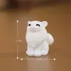 Nuevos adornos pequeños para micro paisajismo animal pequeño 12 adornos de resina para micro paisajismo animal pequeño de dibujos animados lindos 12