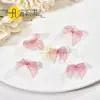 Horquilla Hecha a Mano con Malla de Hilo Plateado Brillante Estilo Japonés Accesorios para el Cabello Estilo Fresco Decoración para Embalaje de Regalo Lazo