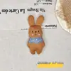 Ins Dibujos Animados Tela de Felpa Muñeca de Conejo Broche Mochila DIY Calcetines Bufanda Accesorios de Conejo Materiales