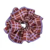 Scrunchie Dupla Camada Oversized Estilo Zhao Lusi para Mulheres 2026 Novo Prendedor de Rabo de Cavalo Alto Acessório de Cabelo Ornamento de Cabelo