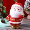 Venta caliente de nuevos productos transfronterizos: Portalápices de casa de Navidad con luz, caja de almacenamiento, regalo para estudiante, portalápices de resina, adorno de almacenamiento de escritorio
