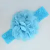 AliExpress Venda Quente Comércio Exterior Acessórios de Cabeça Infantil Tela Dupla de Renda Flor com Elástico Colorido para Cabelo 13 Cores