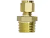 Conector de accesorio de tubería de cobre con rosca exterior engrosada de cobre puro para humidificadores, conector directo de tubería de cobre con rosca exterior de alta presión para maquinaria y uso marino