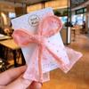 Lindo Pasador de Pelo de Princesa para Niñas Estilo Encaje con Lazo Estilo Fresco Japonés y Coreano Pinza de Pico de Pato con Encaje Lateral Accesorios para el Cabello de Mujer