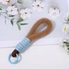 Nova Moda Versátil Corda Trançada de Pelúcia Chaveiro Cordão Simples Curto Cordão para Copo d'água Enfeites para Pendurar em Bolsas de Homem e Mulher
