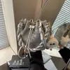 Bolso de Cubo de Mano de Alta Gama con Textura de Moda Estilo Coreano para Mujer, Nuevo Versátil de Moda Chic 2025 Bolso de Hombro Cruzado