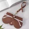 Bolsa para Óculos, Elegante Couro PU EDC Portátil Estojo Protetor para Armazenamento de Óculos de Sol e de Leitura, Pode Ser Pendurada
